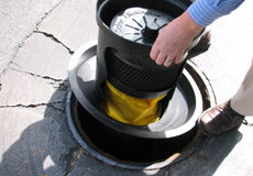 Manhole Odor Eliminator Demo Filter